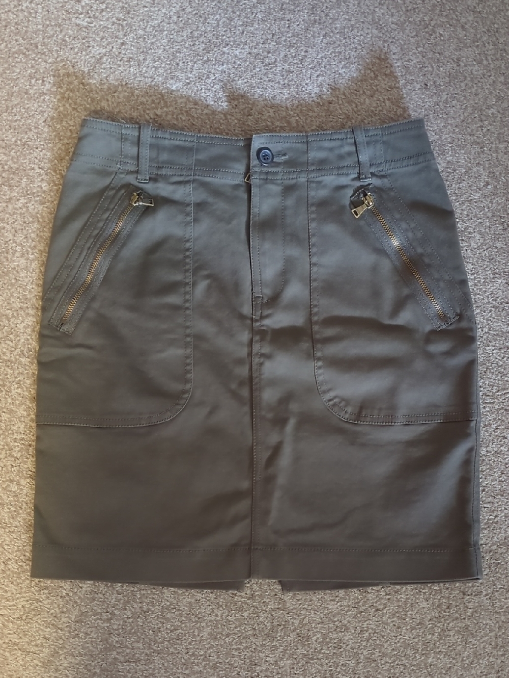 Club Monaco Olive Green Skirt
